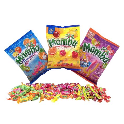 Amazon.com : Mamba Candy Assortment, Individually Wrapped Fruit Chews ...