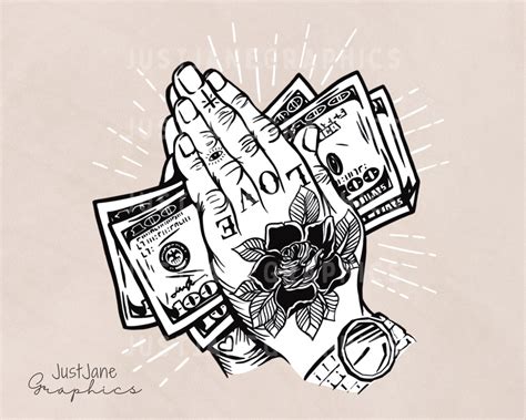 Man Hand Holding Money, Hustler Holding Hundred Dollar Bills, Tattoo ...