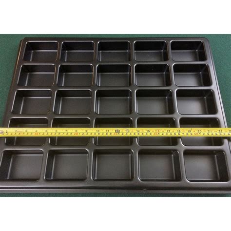 Rectangular Cavity Clear Plastic Trays - 2.25 X 1.65 X 1.36 ...