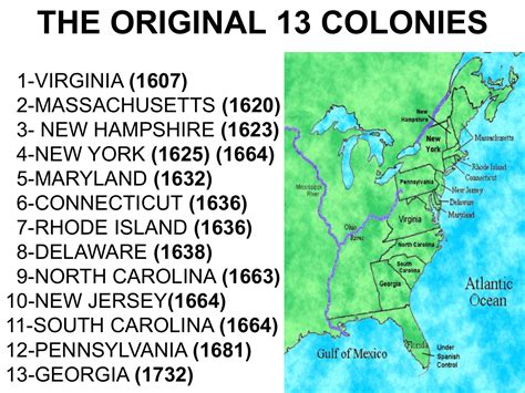 Original 13 Colonies Capitals Was The Declaration Of Independence ...