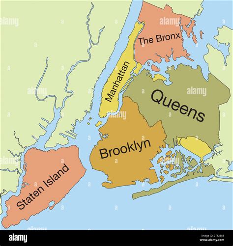 administrative map of new york - Administrative Map Of New York City ...