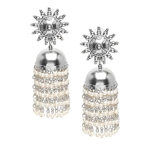 Silver Oxidised Jewellery – YellowChimes