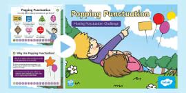 Punctuation Game (teacher made) - Twinkl