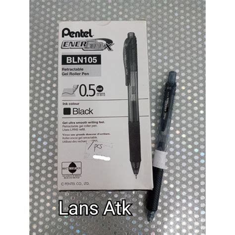 Jual Pulpen / Ballpoint Pentel Energel BLN105-A 0.5 Rollerpen | Shopee ...