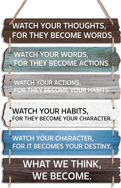 6 Pieces Inspirational Quotes Wall Art Motivational | Ubuy India