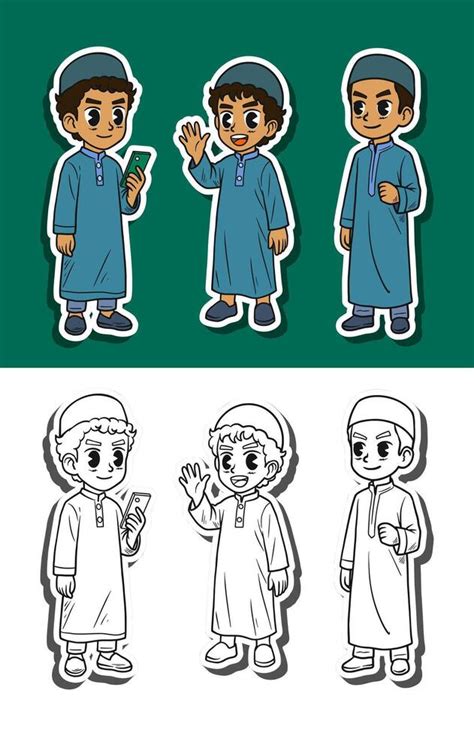 Muslim Boy Vector 的图像结果