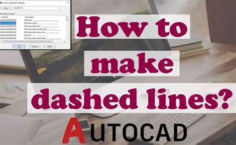 AutoCAD Make Line Dashed 的图像结果