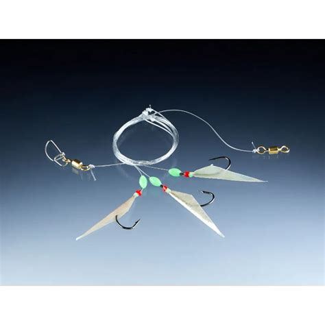 Cod-/Coalfish System 3 Haken - Meerespaternoster - echte Fischhaut ...