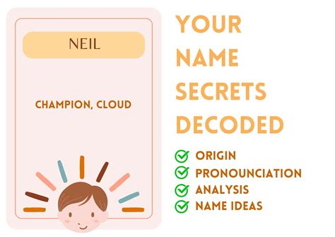 Neil - Boy Name Meaning and Pronunciation
