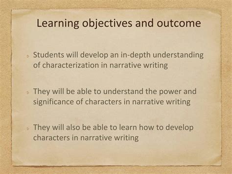 Writing a Characterization 的图像结果