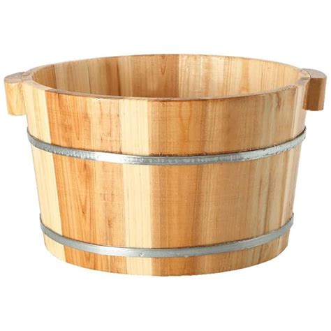 Buy NUBAOzy Foot Tub Wooden Foot Basin Foot Washing Bucket Foot Bath ...