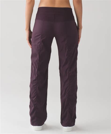 Lululemon Dance Studio Pant III (Regular) *Unlined - Black Cherry ...