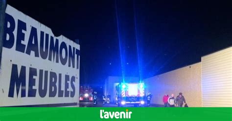 Incendie chez Beaumont Meubles - L'Avenir