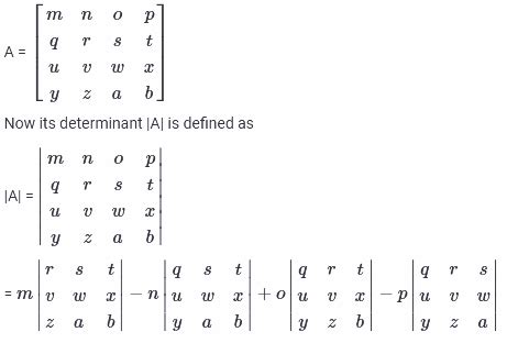 Determinants and Matrices (Definition, Types, Properties & Example)