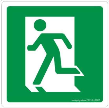 Safety Sign Store Exit - Graphic Emergency Sign Price in India - Buy ...