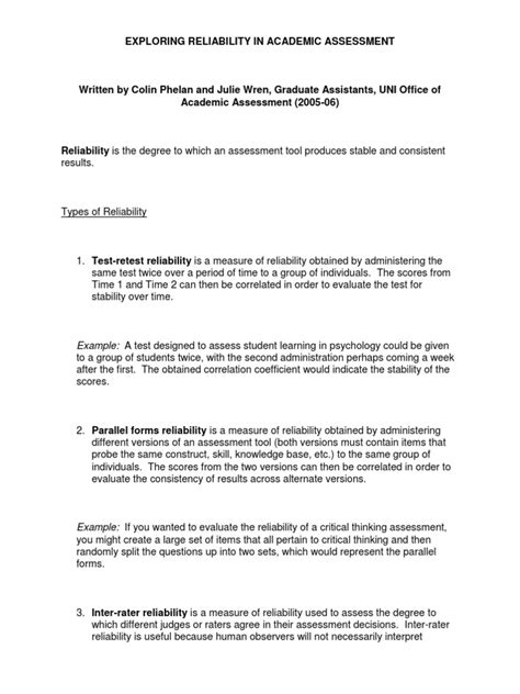 Image result for Reliability Validity Formative Assessment