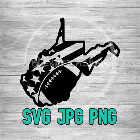 West Virginia American Flag Football SVG PNG JPG | West Virginia ...