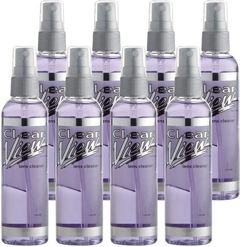 Eyeglass Lens Cleaner Spray | Pack of 2-4oz & 2-1oz Clear View Glasses ...