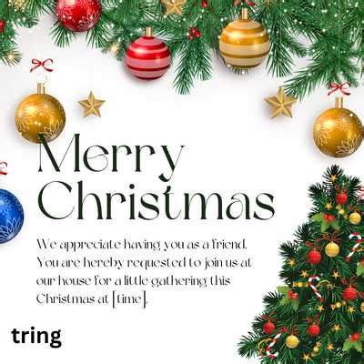 55+ Christmas Invitation Ideas For Your Lovely Guests