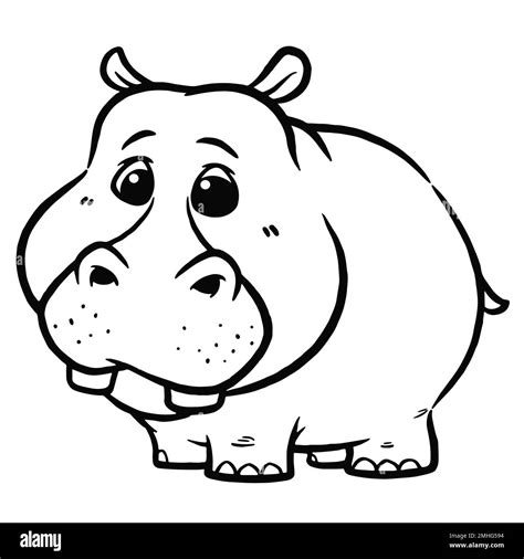 Hippopotamus Pictures To Color