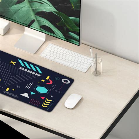 Arcade Maze Geometry Desk Mat – Theskinmantra