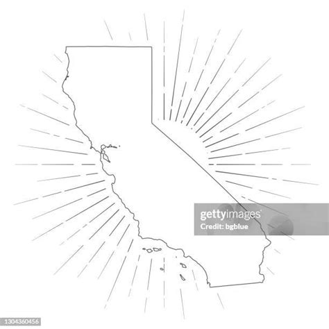 California Map Drawing 的图像结果