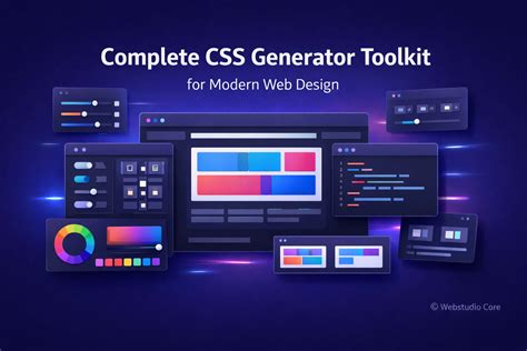 The Complete CSS Generator Toolkit for Modern Web Design