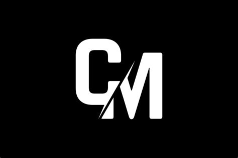 Monogram CM Logo Graphic by Greenlines Studios · Creative Fabrica
