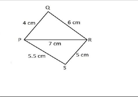 Construct a quadrilateral PQRS given that PQ = 4.8cm , QR = 5.5cm ...