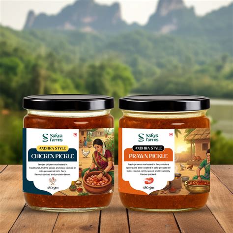 Andhra Non-Veg Pickle Combo – Sakya Farms