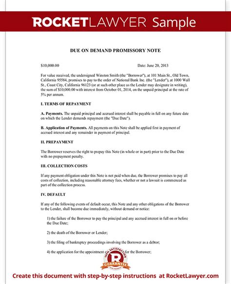 Note Payable Template 的图像结果