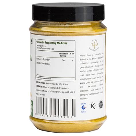 Daruharidra Root Powder Berberis Aristata – Bixa Botanical India