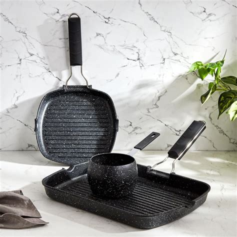 Buy Chef Special Havana Aluminium Foldable Grill Pan from Home Centre ...