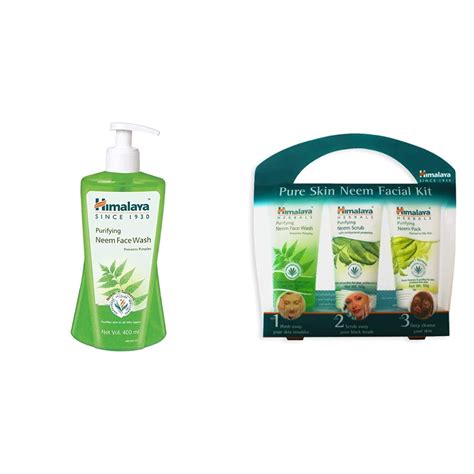 Himalaya Purifying Neem Face Wash, 400 ml & Himalaya Pure Skin Neem ...