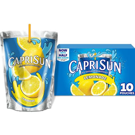 Capri Sun Lemonade Pack - 10pk/6 fl oz Pouches - Walmart.com