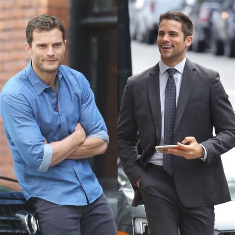 Christian Grey - Jamie Dornan and Sawyer - Brant Daugherty | Fifty ...