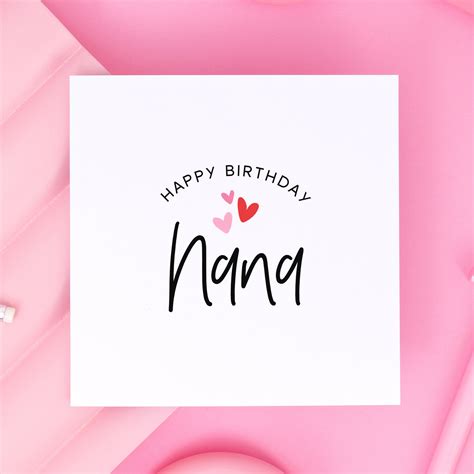 Happy Birthday Nana Cards Printable | Fanny Printable
