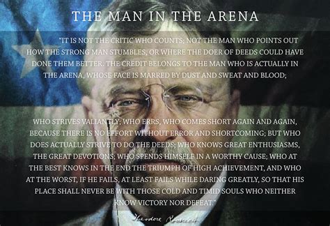 Buy WeSellPhotos Theodore Teddy Roosevelt The Man in The Arena Quote ...