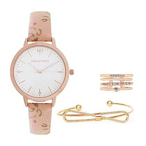 Buy Joker & Witch Stainless Steel Women Perchie Love Triangle Analogue ...