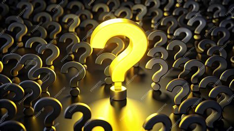 A yellow question mark is in a large group of metal bars | Premium AI ...