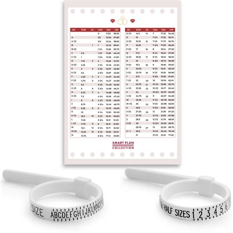 Buy SMART PLAN COLLECTIONSMART PLAN Ring Sizer UK & US A to Z Ring ...