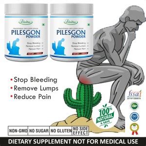 Limitra Pilesgon herbl powder for piles and bawasir relif 100 Ayurvedic ...