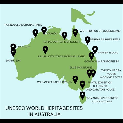 Guide to 20 UNESCO World Heritage Sites in Australia