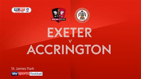 Exeter 2-0 Accrington: Narrow win for Grecians | Football News | Sky Sports