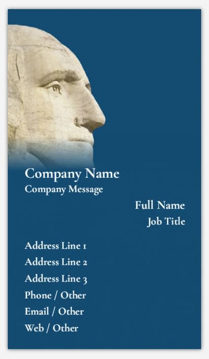 Patriotic & Military Matte Visiting Cards Templates & Designs | Vistaprint