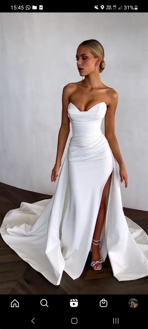 Pin by Olivia Mavin on Wedding 🤍💍 in 2025 | Wedding dresses corset, Tight wedding dress, Classy ...