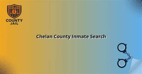 Chelan County Inmate Search