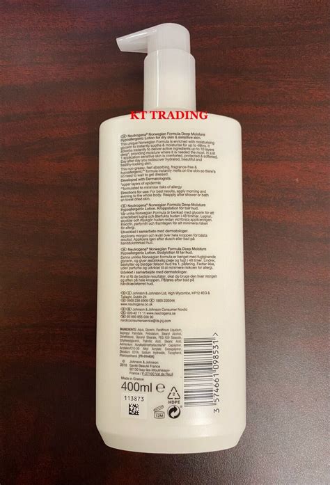 Buy Neutrogena Deep Moisture Hypoallergenic Body Lotion ~ Dry Sensitive ...