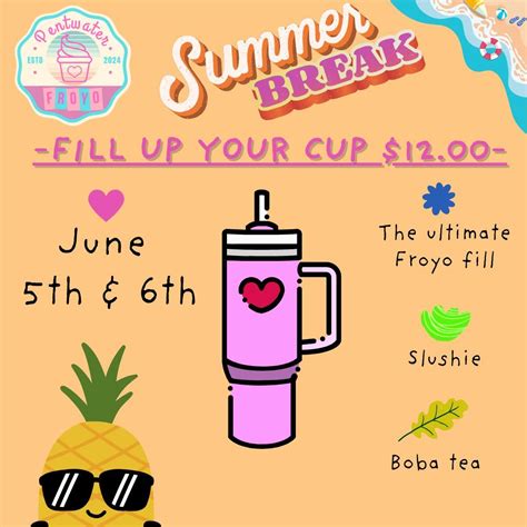 Fill up Your cup-- Froyo, Slushie or Boba tea, 215 S Hancock St ...