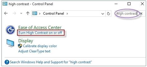 How to Off High Contrast 的图像结果